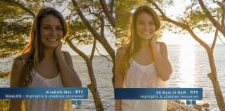 KineRAW Mini vs. 5D Mark III RAW Dynamic Range Test